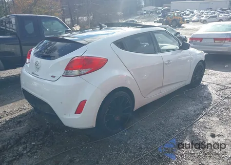 2012 Hyundai Veloster Base W/Gray from USA, damaged, VIN KMHTC6AD0CU079347